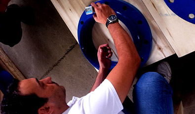 Проверка толщины эпоксидного покрытия